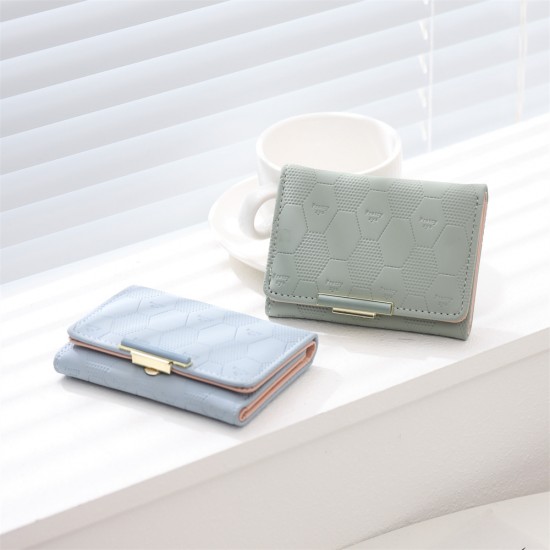 2025 new women's short wallet, Japanese and Korean style, three-fold, cute, fresh, simple student coin purse, in stock. 2025 new women's short wallet, Japanese and Korean style, three-fold, cute, fresh, simple student coin purse, in stock.