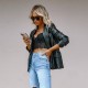 Factory Direct 2025 Independent European and American Women's Jeans: Ripped Slimming Raw-Edged Straight-Leg Wide-Leg Pants: In Stock