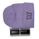 Cross-border Amazon beanie hat, a versatile, casual, bow-embroidered knitted hat for women in autumn and winter, a slim, flattering beanie.