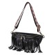Bags, summer crossbody bag, European and American retro tassel pleated chest bag, macaron color women's small bag wholesale