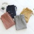New women's shorts, pure cotton double-layer gauze pajamas, thin, soft, loose summer beach shorts.