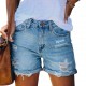 2025 Summer eBay Amazon Wish Street American Ripped Straight-Leg Jeans for Women, Versatile, In Stock
