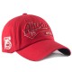 Cross-border washed cotton Amazon 3D embroidered cookies baseball caps, outdoor sports distressed lettering caps Cross-border washed cotton Amazon 3D embroidered cookies baseball caps, outdoor sports distressed lettering caps