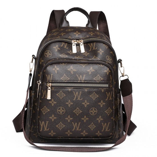 New trendy women's backpacks, 2025, light luxury European and American retro, large-capacity student commuter backpacks New trendy women's backpacks, 2025, light luxury European and American retro, large-capacity student commuter backpacks