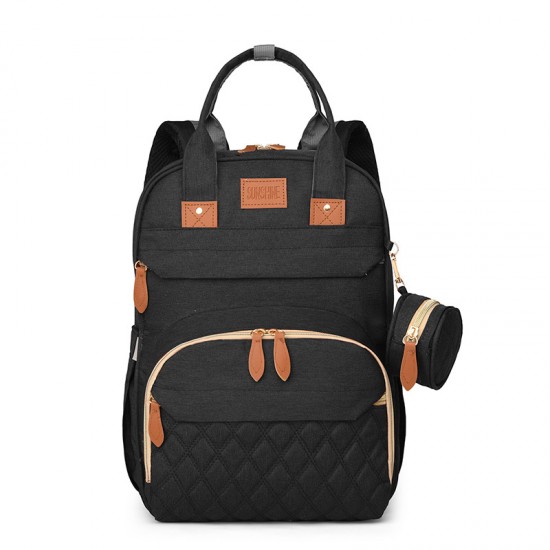 Cross-border hot-selling backpacks, multifunctional mommy bags, luxury maternity and baby crib bags, large capacity thermal travel backpacks