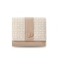 New women's short wallet, fresh-looking, floral print, PU clasp, zippered, multifunctional, student coin purse.