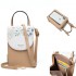 Pruti's new simple and versatile crossbody shoulder bag, handbag, mobile phone bag, printed touchscreen mini wallet.