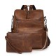New retro bags, large-capacity, multifunctional women's backpacks, PU bags, wholesale women's bag sets New retro bags, large-capacity, multifunctional women's backpacks, PU bags, wholesale women's bag sets
