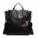 Cross-border retro women's backpack, large-capacity, casual, versatile, commuter schoolbag, street-fashion, high-end travel backpack