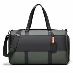 New stylish simple travel bag, independent shoe compartment, crossbody shoulder bag, wet/dry separation, short trip gym bag