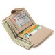 Lianbu new Korean style, simple short two-fold women's wallet Fashionable student-friendly printed foldable wallet with multiple card slots