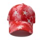 New five-pointed star-patterned baseball caps for men and women, tie-dyed and colorful graffiti baseball caps for summer outdoor sun protection.