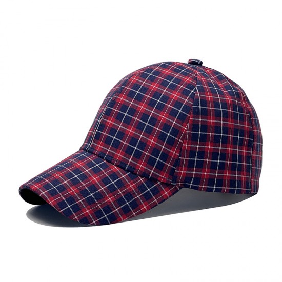 New cross-border plaid striped baseball caps, men's sun protection, sun visor hats, women's outdoor breathable couple's baseball caps. New cross-border plaid striped baseball caps, men's sun protection, sun visor hats, women's outdoor breathable couple's baseball caps.