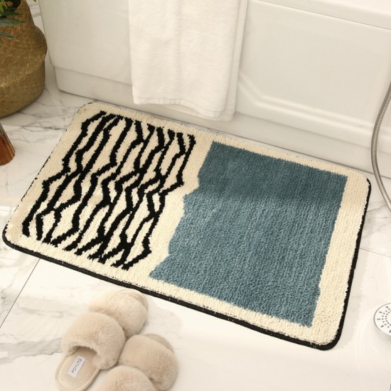 Cross-border new minimalist luxury bathroom absorbent floor mat, home bathroom doorway, non-slip entrance mat Cross-border new minimalist luxury bathroom absorbent floor mat, home bathroom doorway, non-slip entrance mat