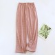 New women's padded pajamas, pure cotton gauze long sleeves, spring, summer, and autumn bra-free crepe loungewear set. New women's padded pajamas, pure cotton gauze long sleeves, spring, summer, and autumn bra-free crepe loungewear set.