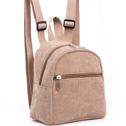 Cross-border hot-selling mini backpack, solid color, multi-color, stylish corduroy backpack Simple, casual backpacks for men and women