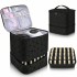 Best-selling cross-border double-layer Heightened cosmetic bag with storage, large capacity, portable toiletries, cosmetic bag, nail polish storage bag