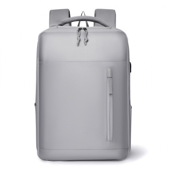 Large-capacity student backpacks, women's backpacks, solid-color, simple men's travel backpacks, short-distance business trip carry-on luggage