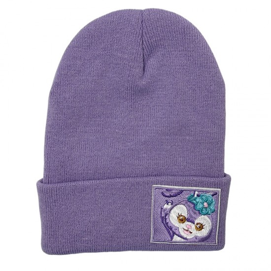Kuromi KT Cat Melody hats, cute couples' wool hats for men and sisters, winter warm knitted hats for women.