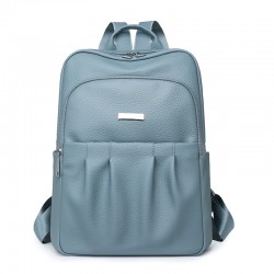 New simple women's backpacks, 2025 summer casual women's backpacks, stylish, solid-color, lightweight Longbu Women's Backpack