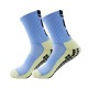 Non-slip mid-calf soccer socks with a terry sole and thickened polyester sports socks, non-slip and deodorizing