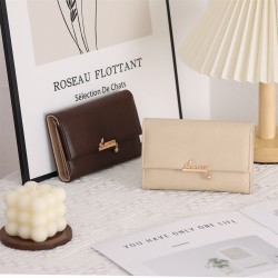 Amazon Cross-Border Wallet, New Japanese and Korean Style, Simple Mid-Long Multifunctional PU Wallet, In Stock Wholesale