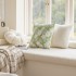 Nordic light luxury heavy-duty 3D floral pillows, hand-sewn Dutch velvet, elegant solid color sofa cushion covers
