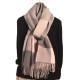 2025 new winter women's scarf, faux cashmere knitted colorblock shawl, trendy Korean-style, thickened, warm, versatile long neckerchief.