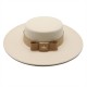 Autumn and winter hat for women, European and American celebrity, light luxury woolen hat with a wide brim, 10cm, British flat-top, wide-brimmed hat