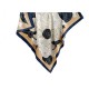 Spring and Autumn Influencer Style High-end Korean Colorblock Floral Print Silk Scarf, Fashionable Thin 90s Square Scarf for Women