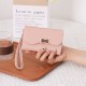 New women's medium wallet, Korean-style solid PU zippered multi-card slot foldable tote, women's coin purse in stock and wholesale New women's medium wallet, Korean-style solid PU zippered multi-card slot foldable tote, women's coin purse in stock and wholesale