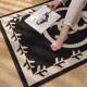 Ins-style Korean-style absorbent bathroom floor mats, thickened flocked, non-slip bathroom and bathtub floor mats, and bedroom bedside carpets.