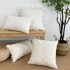 Cross-border Nordic INSS Best-selling Solid Color Simple Sand-washed Cotton Placemats, Insulated Bowl Placemats, In Stock