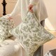 Cross-border Nordic ins chenille jacquard velvet pillow, fresh floral cushion, living room sofa cushion cover Cross-border Nordic ins chenille jacquard velvet pillow, fresh floral cushion, living room sofa cushion cover