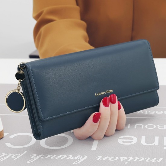 2024 Popular Cross-border Women's Clutch Wallet, Small Fresh Multifunctional Student Wallet