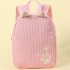 Cross-border hot-selling kindergarten school backpack, children's multi-color corduroy, new solid color, cute baby bag
