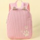 Cross-border hot-selling kindergarten school backpack, children's multi-color corduroy, new solid color, cute baby bag Cross-border hot-selling kindergarten school backpack, children's multi-color corduroy, new solid color, cute baby bag