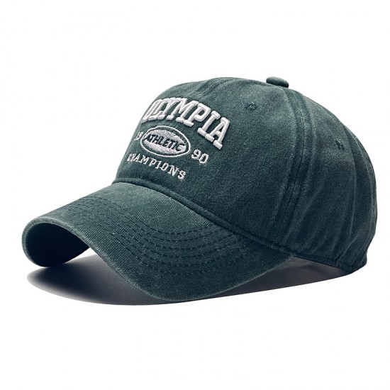 Men's flat-brim baseball caps, Korean-style summer trendy versatile baseball caps, summer hip-hop flat-brim skateboard sun hats