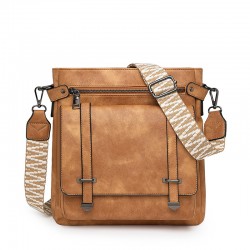 Multi-pocket tote bags, women's retro single-shoulder multifunctional crossbody bags, custom PU designs, cross-border hot-selling commuter bags