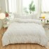 White lace short kitchen curtains, American gauze curtains, half-curtains, bay window curtains, Velcro-style hole-free partitions, coffee door curtains