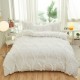 White lace short kitchen curtains, American gauze curtains, half-curtains, bay window curtains, Velcro-style hole-free partitions, coffee door curtains