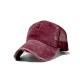 Wholesome cross-border hats for men, American retro adult mesh cap, spring and summer sun hat, breathable, fashionable baseball cap for women.
