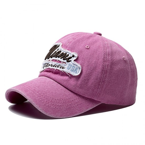 New Cross-border Washed and Distressed Ripped Baseball Cap, Men's Fashionable Retro Wide-brim, Face-enhancing Small Sun Visor Cap