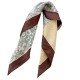 Spring and summer women's retro and stylish silk scarves, Korean-style, high-end travel neckwear, wholesale mulberry silk scarves.
