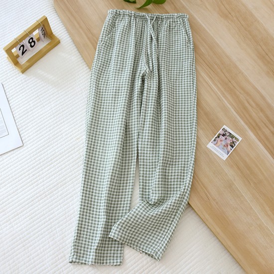 Japanese-style women's pajamas, plus-size, pure cotton, double-layered gauze loungewear pants, thin, soft, crepe, casual loungewear pants for spring and summer Summer women's rayon short-sleeved shorts, thin, open-front cotton silk, loose loungewear, soft Japanese-style women's pajamas, plus-size, pure cotton, double-layered gauze loungewear pants, thin, soft, crepe, casual loungewear pants for spring and summer Summer women's rayon short-sleeved shorts, thin, open-front cotton silk, loose loungewear, soft