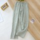 Japanese-style women's pajamas, plus-size, pure cotton, double-layered gauze loungewear pants, thin, soft, crepe, casual loungewear pants for spring and summer Summer women's rayon short-sleeved shorts, thin, open-front cotton silk, loose loungewear, soft Japanese-style women's pajamas, plus-size, pure cotton, double-layered gauze loungewear pants, thin, soft, crepe, casual loungewear pants for spring and summer Summer women's rayon short-sleeved shorts, thin, open-front cotton silk, loose loungewear, soft