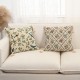 European cotton and linen jacquard sofa cushion, living room lumbar pillow, American headboard cushion cover, large core pillow