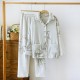 Maternity pajama pants, adjustable, thin, striped, supportive, soft, loose, plus-size autumn and winter loungewear for pregnancy
