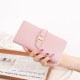Lianbu New Women's Wallet, Long PU Leather Bi-Fold Wallet, Luxury European and American Multifunctional Clutch