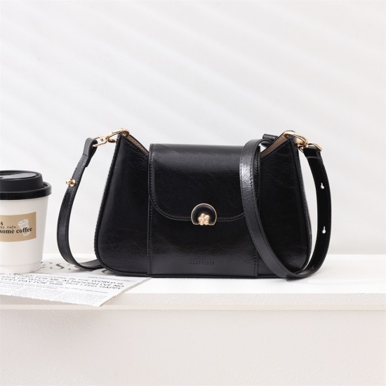 New fashionable women's soft PU leather crossbody tote bag, underarm bag, high-end large-capacity storage shoulder bag in stock
